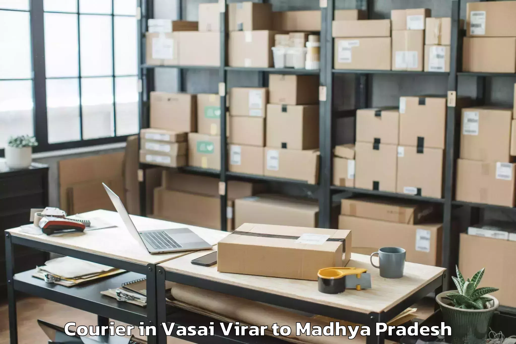 Reliable Vasai Virar to Badnawar Courier